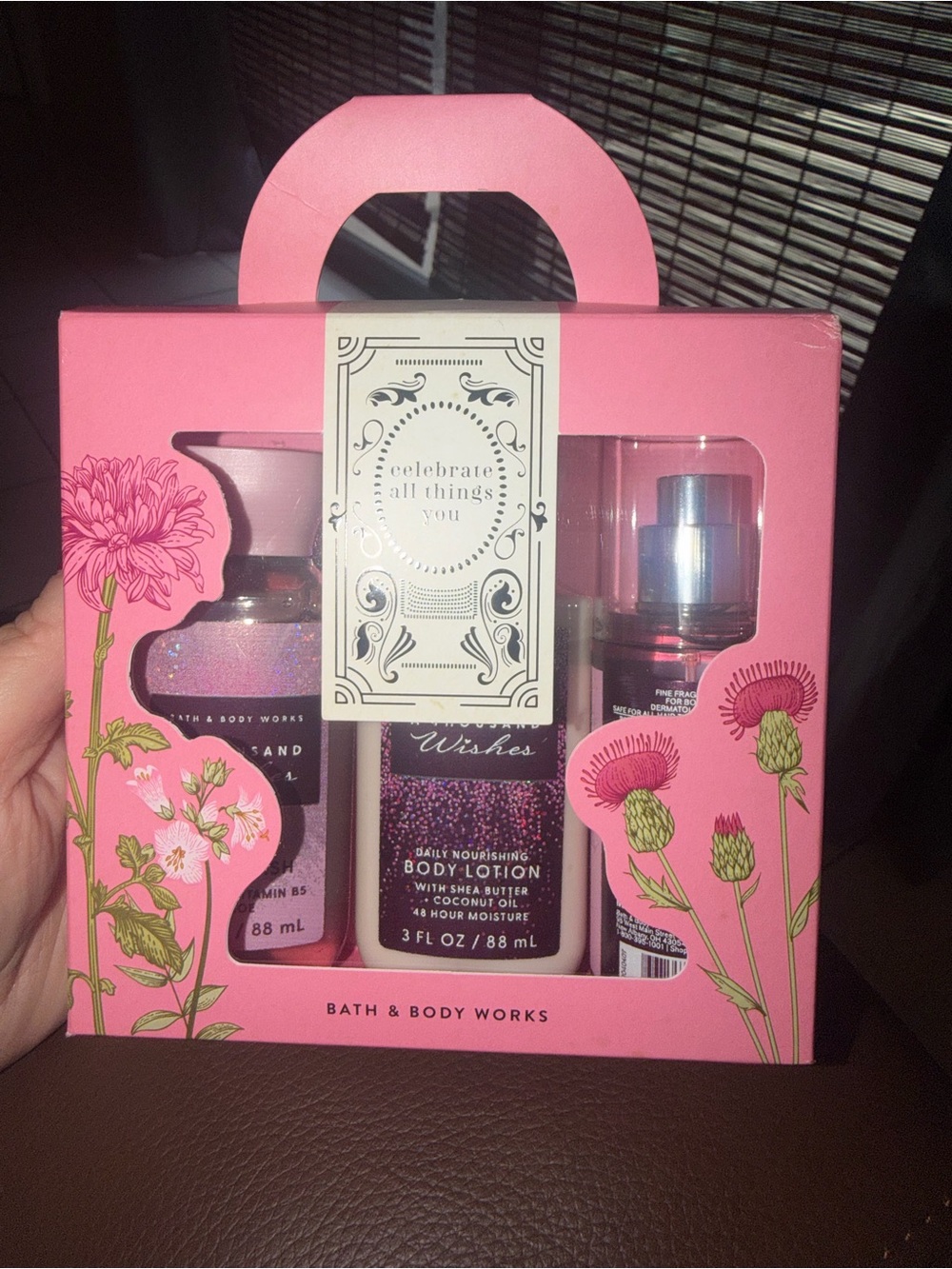 Bath & Body Works A Thousand Wishes Gift Trio - Pink Packaging NWT